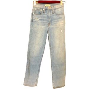Madewell classic straight jeans ankle